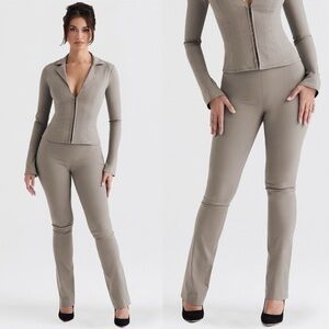 House of cb Laurel Smoke  High Waisted Trouser NWOT Size S